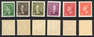 canada-sg419-22a-imperf-x-9-5-coil-stamps-set-of-6-superb-u-m-cat-30-pounds