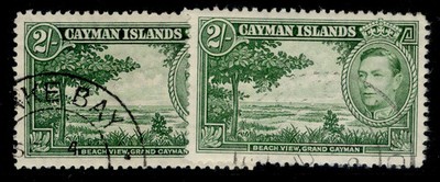 cayman-islands-gvi-sg124-124a-2s-shade-varieties-fine-used-cat-37