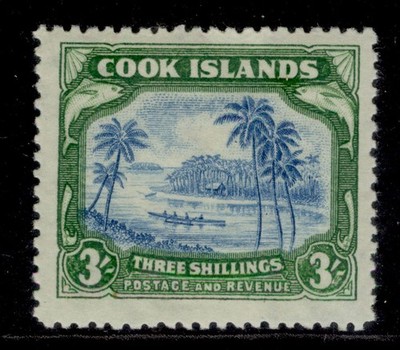 cook-islands-gvi-sg145-3s-grenish-blue-green-m-mint-cat-50