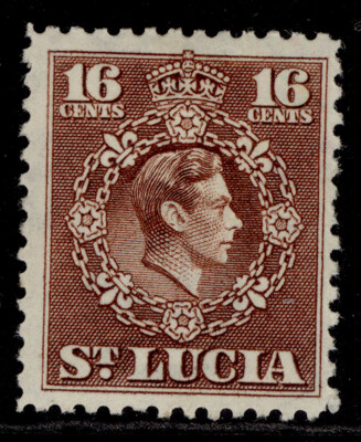 st-lucia-gvi-sg154-16c-brown-m-mint