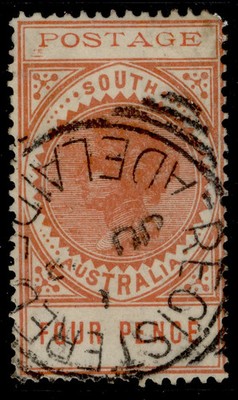 australia-south-australia-edvii-sg269-4d-red-orange-fine-used