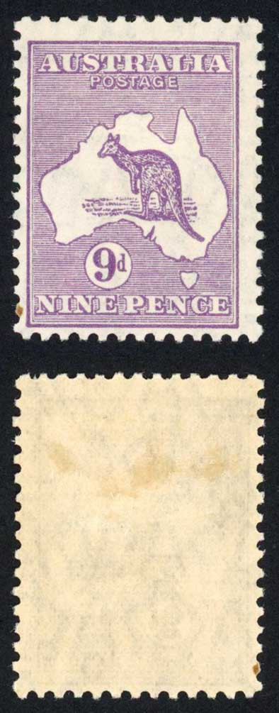 australia-1929-30-sg-108-9d-violet-kangaroo-mint-cat-50-pounds