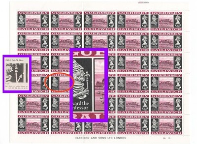 guernsey-1969-d-r4-2-nick-in-frame-v270-um-2x-plate-1a-sheets-of-30-to-show-co