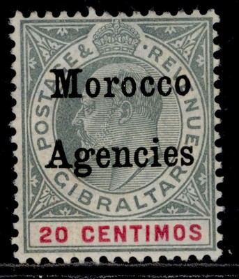 morocco-agencies-gb-edvii-sg26-20c-grey-green-carmine-m-mint-cat-10