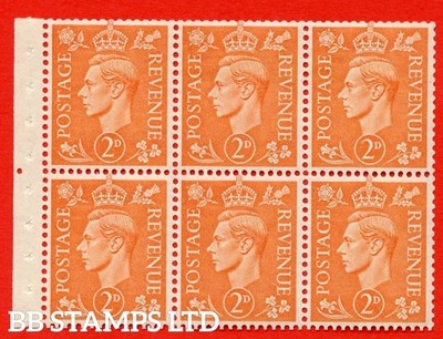 sg-488e-qb30-2d-pale-orange-a-fine-mounted-mint-complete-booklet-pane-b49226