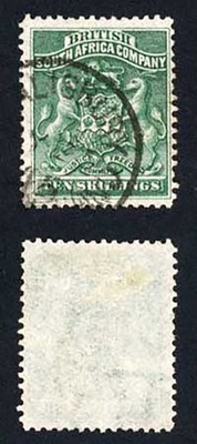 rhodesia-1892-5-sg9-10s-deep-green-vfu-cat-100-pounds