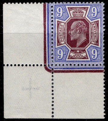 gb-edvii-sg306a-spec-m41-2-9d-dp-dull-red-purple-dp-brt-blue-lh-mint-cat-95