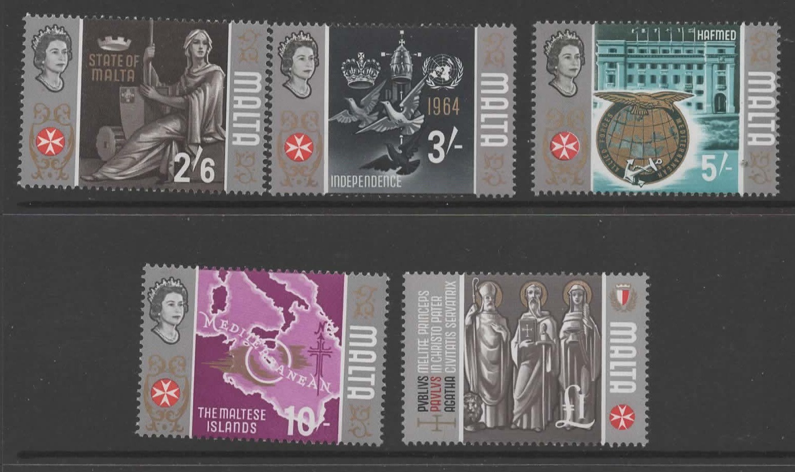 malta-sg344-8-1965-definitive-high-values-mnh