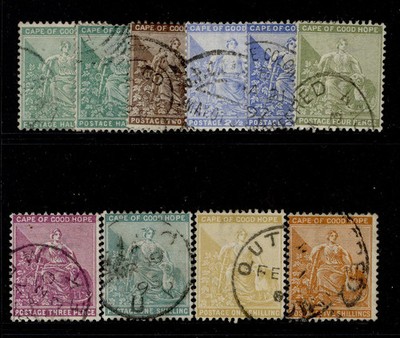 cape-of-good-hope-qv-sg61-68-1983-98-set-shades-fine-used-cat-32