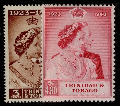 trinidad-tobago-gvi-sg259-260-1948-royal-silver-wedding-set-lh-mint-cat-30