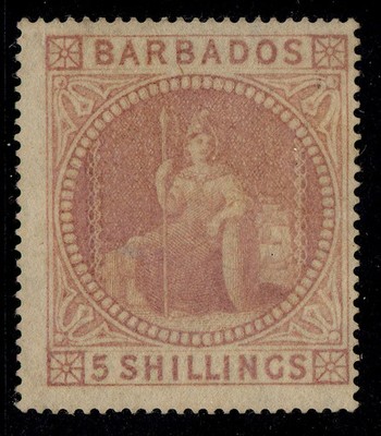 barbados-qv-sg64-5s-dull-rose-unused-cat-950