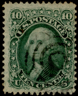 usa-scott-68-10c-green-fine-used