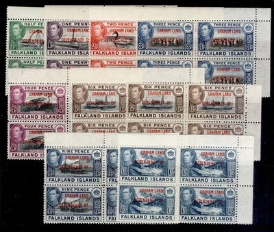 falklands-graham-land-gvi-sg-a1-a8-1944-45-blocks-set-nh-mint-cat-120