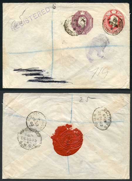 esc629-kevii-1d-red-and-6d-violet-compound-envelope-used