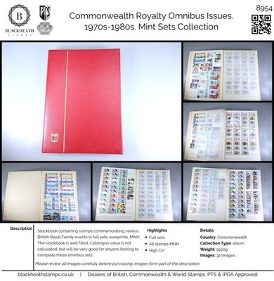 8954-commonwealth-royalty-omnibus-issues-1970s-1980s-mint-sets-35-images