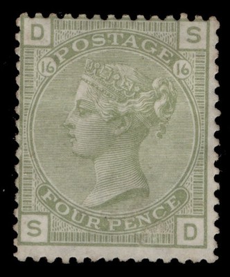 gb-qv-sg153-scarce-4d-sage-green-plate-16-m-mint-cat-850-sd