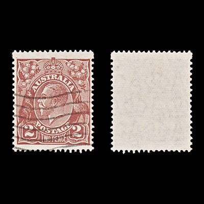 9620-australia-sg98-2d-red-brown-1928-sc-70-mi73xc-used-c10