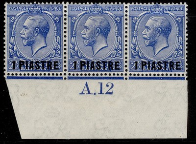 british-levant-gv-sg36-1pi-on-2d-cobalt-blue-m-mint-cat-54-a12-strip