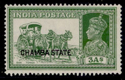 indian-states-chamba-gvi-sg88-3a-yellow-green-lh-mint-cat-18