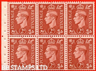 sg-506d-qb31-2d-pale-red-brown-a-mounted-mint-complete-booklet-pane-b70486