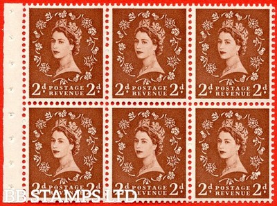 sg-543l-sb78d-2d-light-red-brown-a-mounted-mint-booklet-pane-of-6-wit-b73491