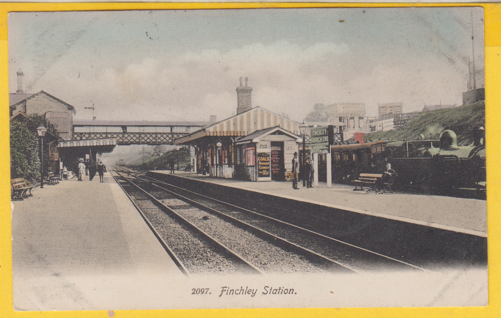 postcard-finchley-railway-station