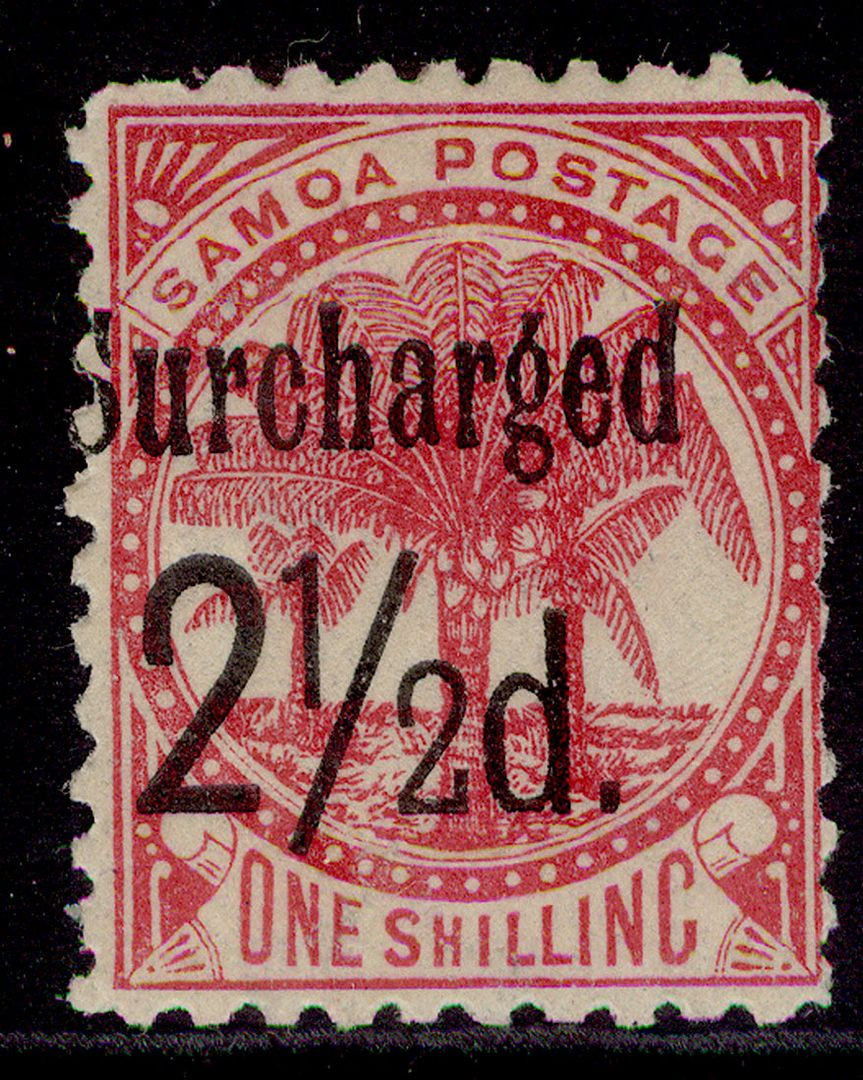 samoa-qv-sg86-2d-on-1s-dull-rose-camine-toned-m-mint-cat-15