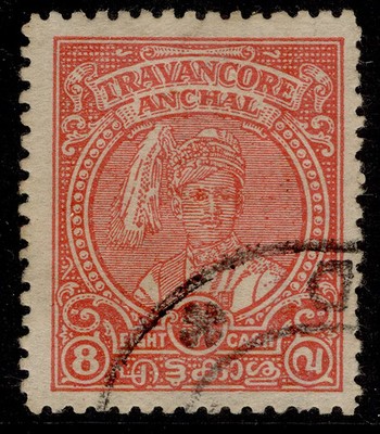 indian-states-travancore-gvi-sg76-8ca-carmine-fine-used-perf-12