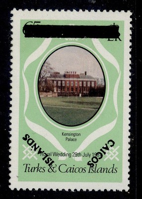 caicos-islands-qeii-sg9ba-1981-65c-kensington-palace-inv-opt-nh-mint-cat-80