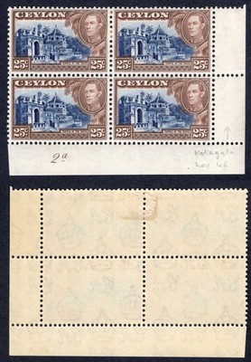 ceylon-sg392a-25c-wmk-upright-2-x-u-m-plate-block-toned-gum-cat-18-pounds