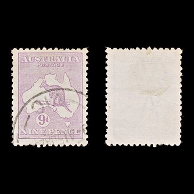 9631-australia-sg39-9d-violet-1916-sc-50a-mi46xii-used-c11
