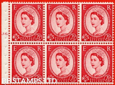 sg-544b-sb81-2d-carmine-red-a-mounted-mint-booklet-pane-of-6-cyl-b66075