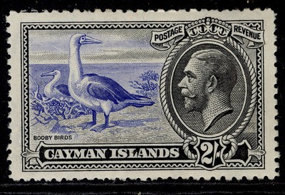 cayman-islands-gv-sg105-2s-ultramarine-black-m-mint-cat-50