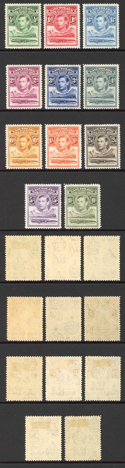 basutoland-sg18-28-set-of-11-fresh-colour-m-m-cat-130-pounds