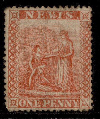 st-kitts-nevis-nevis-qv-sg9-1d-pale-red-used-cat-50