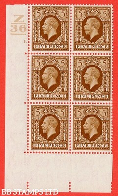 sg-446-n59-5d-yellow-brown-a-fine-mounted-mint-block-of-6-control-z3-b33349