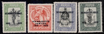 aus-papua-british-new-guinea-gv-sg150-153-1935-silver-jubilee-set-nh-mint