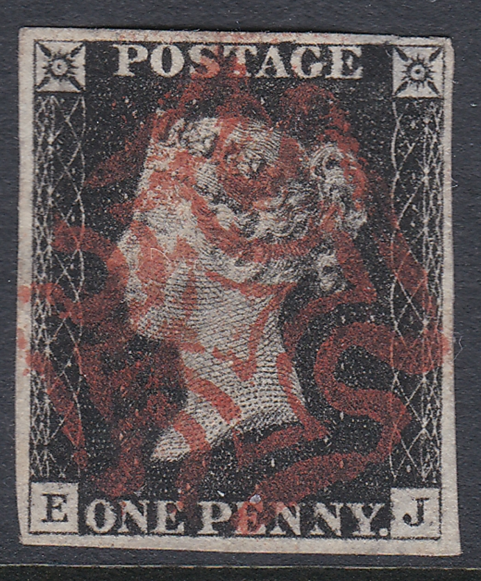 queen-victoria-1840-1d-black-plate-1b-superb-4-margin-red-mx-lettered-e-j