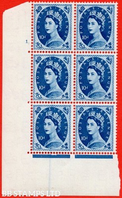 sg-552-s130-10d-prussian-blue-an-unmounted-mint-cylinder-block-of-6-b75266