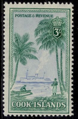 cook-islands-gvi-sg159-3s-light-blue-bluish-green-lh-mint-cat-28