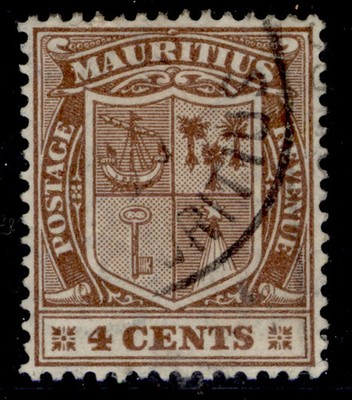 mauritius-gv-sg211-4c-brown-fine-used