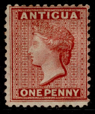 antigua-qv-sg24-1d-carmine-red-m-mint-cat-60