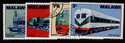 malawi-qeii-sg300-303-1968-locomotives-set-fine-used