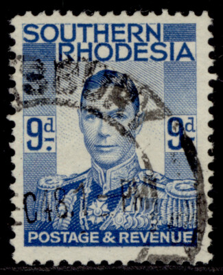 southern-rhodesia-gvi-sg46-9d-pale-blue-fine-used