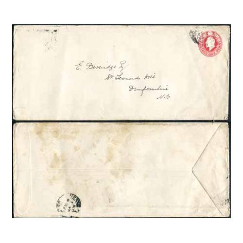ep45-kevii-1d-carmine-post-office-issued-envelope-size-j-used
