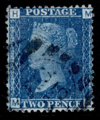 gb-qv-sg47-2d-dp-blue-plate-15-fine-used-cat-22-mh