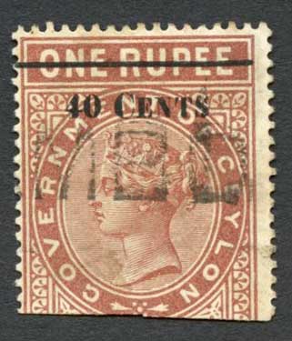 ceylon-telegraphs-sgt58-40c-on-1r-red-brown-type-53