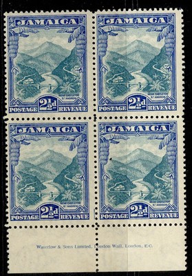 jamaica-gv-sg111-2d-black-green-lh-mint-cat-160-marginal-block
