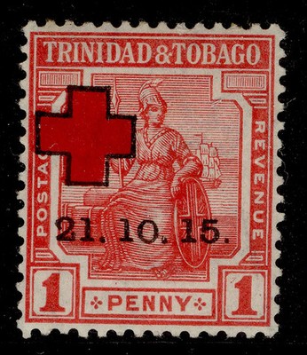 trinidad-tobago-gv-sg174-1d-red-vlh-mint