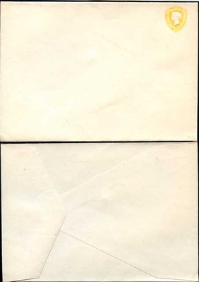 es19-qv-1-1-2d-yellow-9-dot-florets-stamped-to-order-envelope-mint